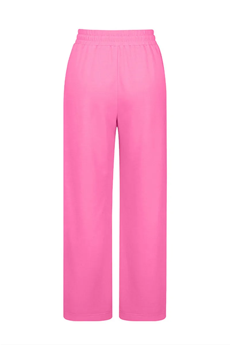 US3376 Crop Tee and Sweatpants Set