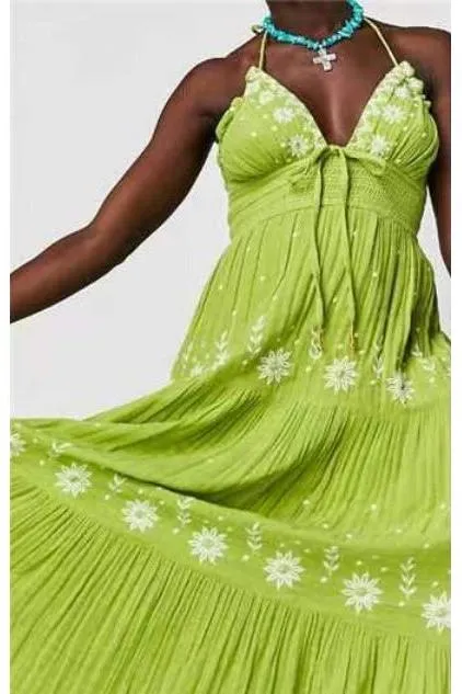 V-Neck Sleeveless Backless summer Maxi Dress