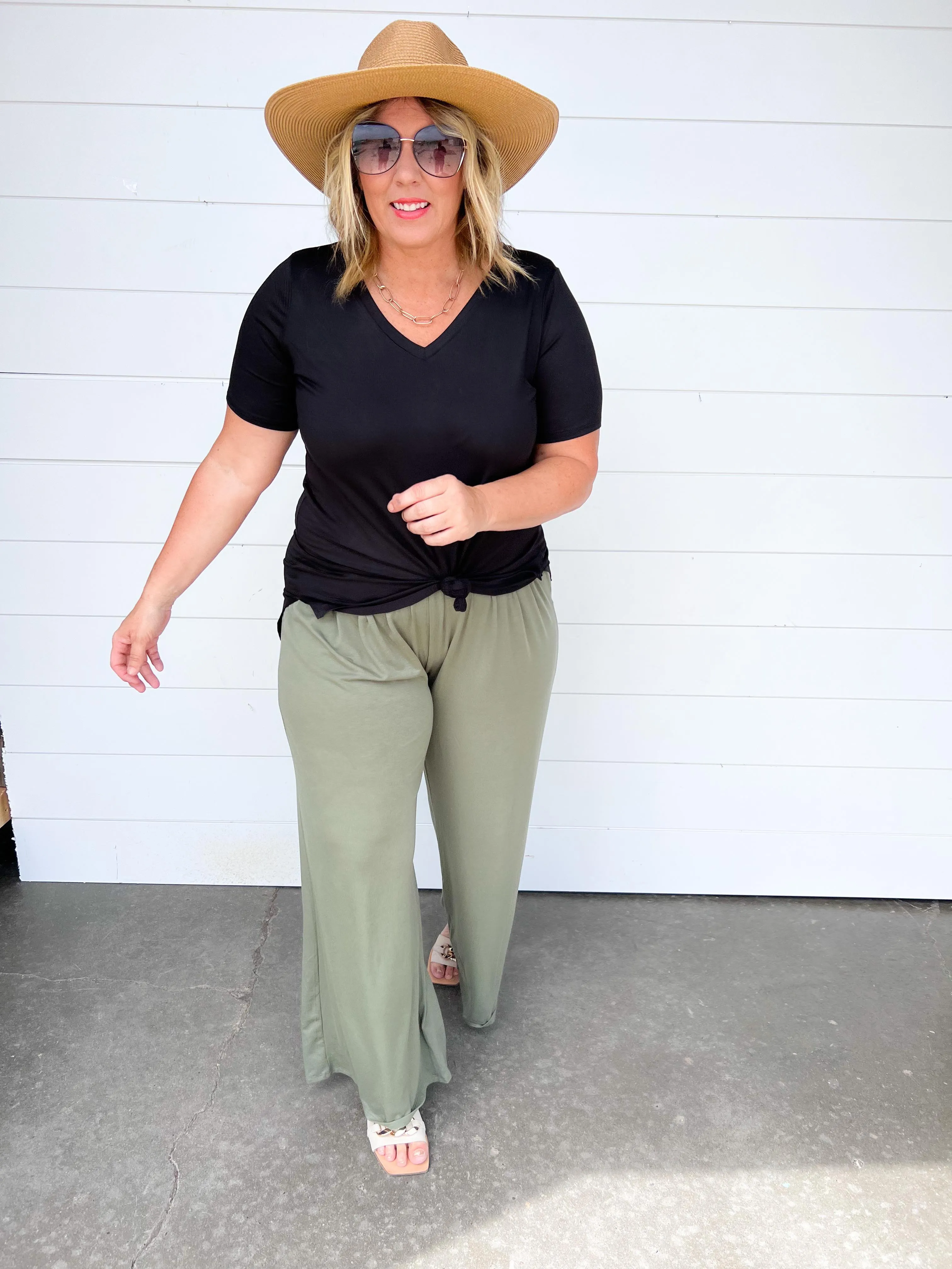 V-Neck So Soft Modal Tee - Final Sale