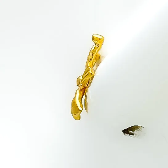 Versatile Vibrant 22k Gold Top Earrings