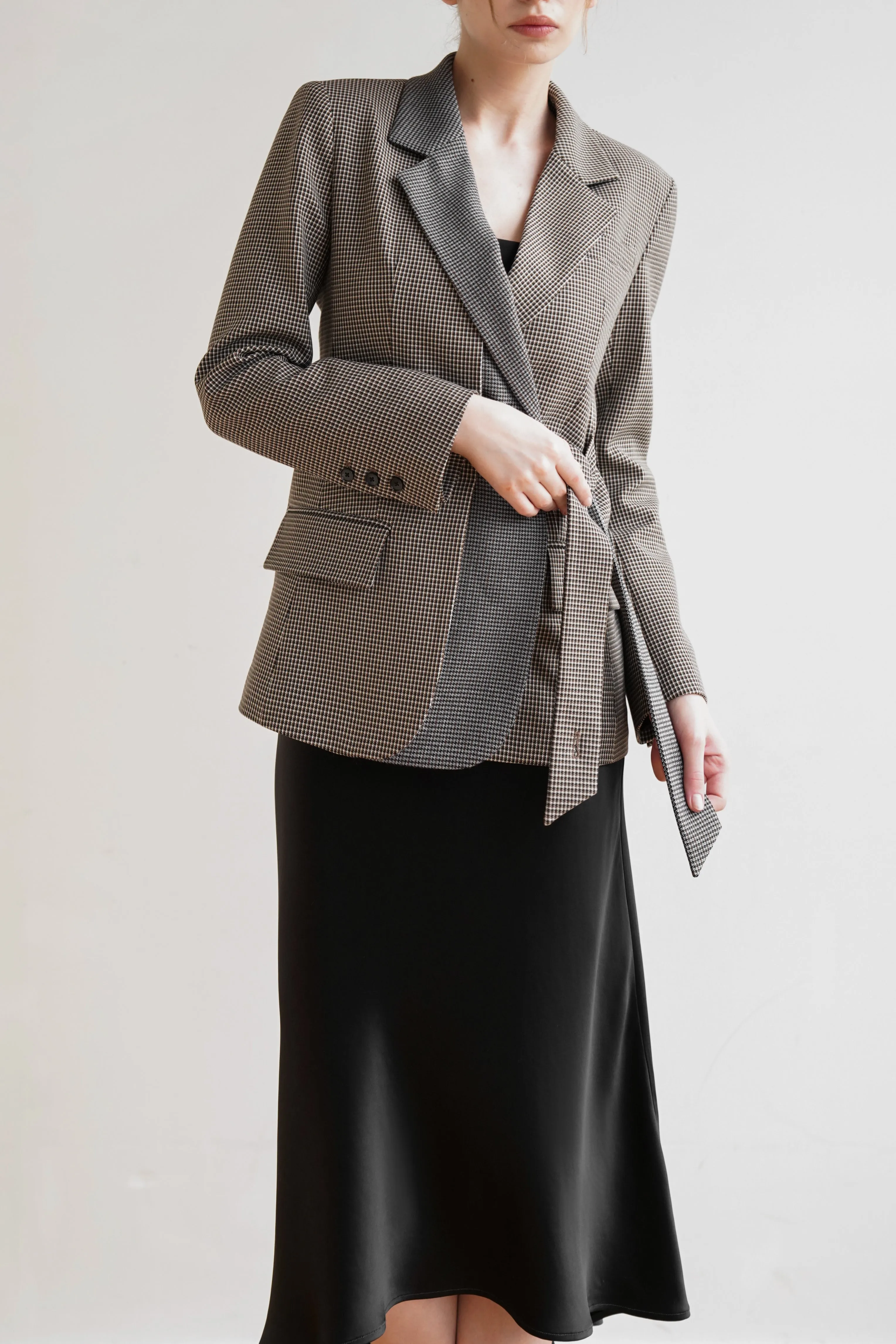 Victoria Houndstooth Blazer