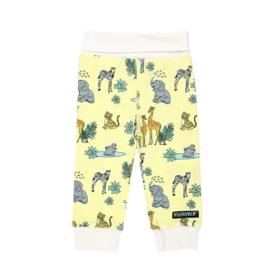 Villervalla - Comfy Pants - New Born Safari - Lemon