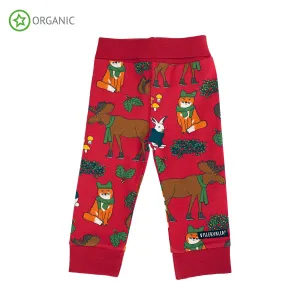 Villervalla - Comfy Pants - Nordic Animals - Tango