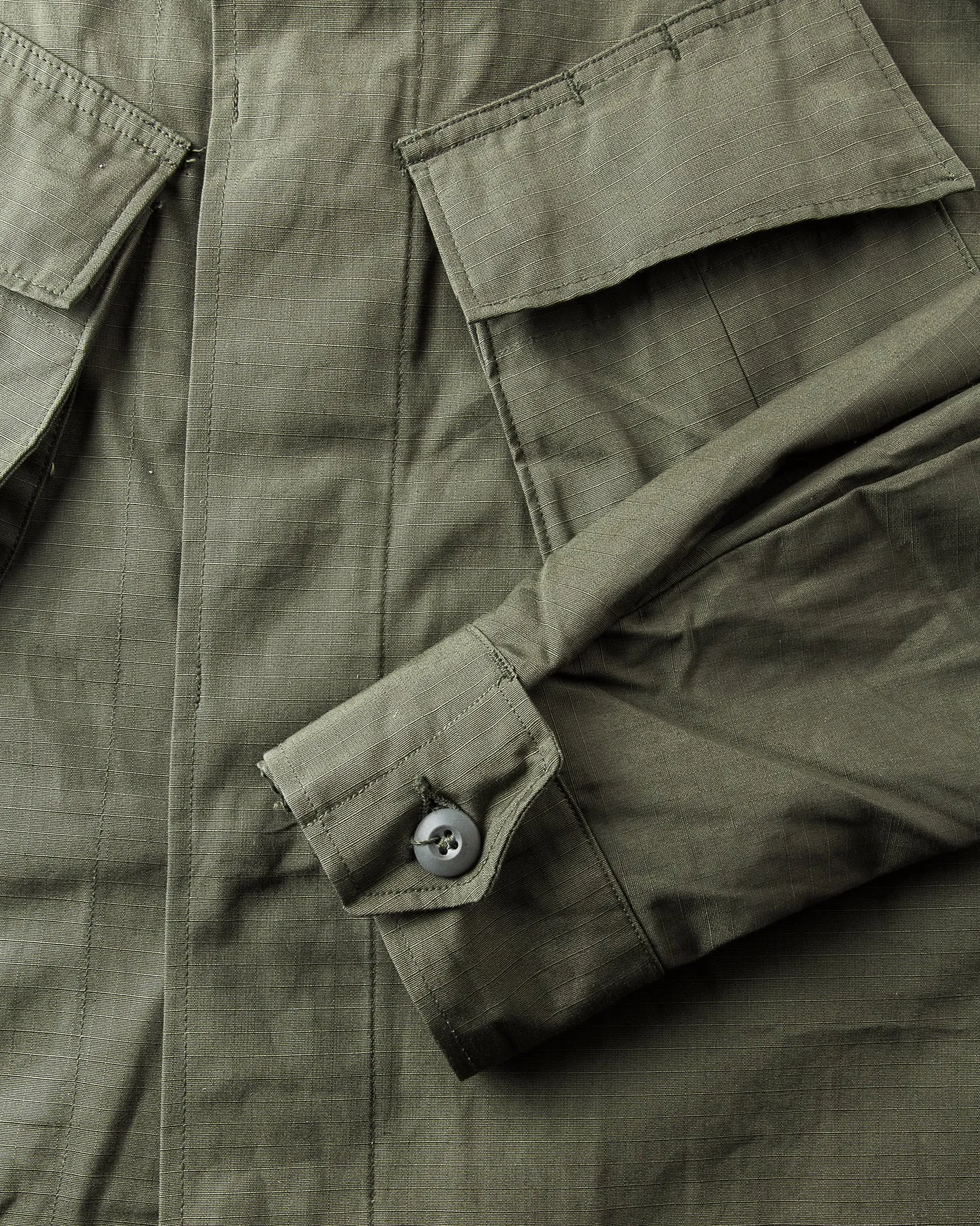 Vintage Deadstock 1969 US Army Ripstop Tropical Jacket Size: Large Long