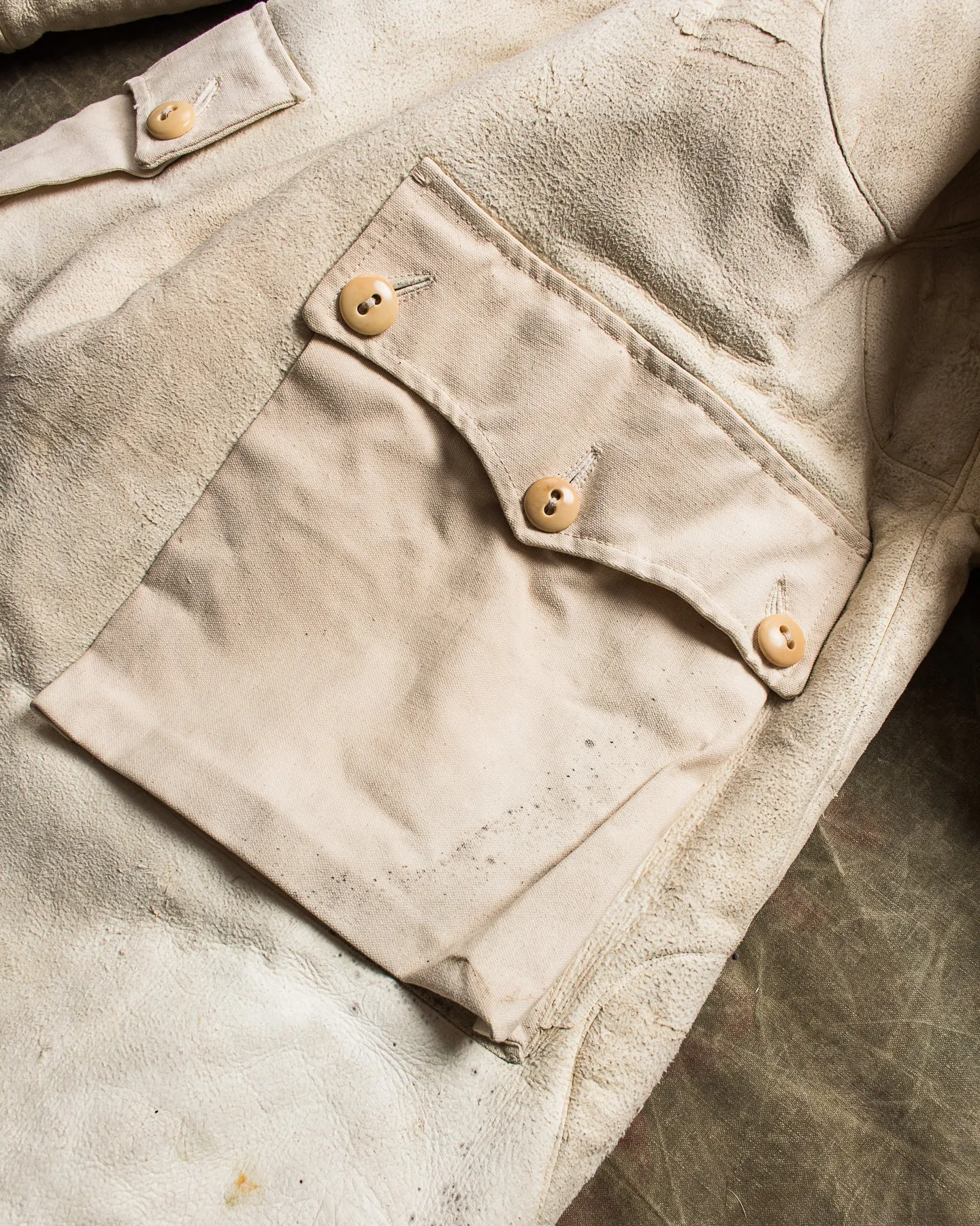 Vintage Swedish Army Shearling Survival Coat "Livpäls M/1916"