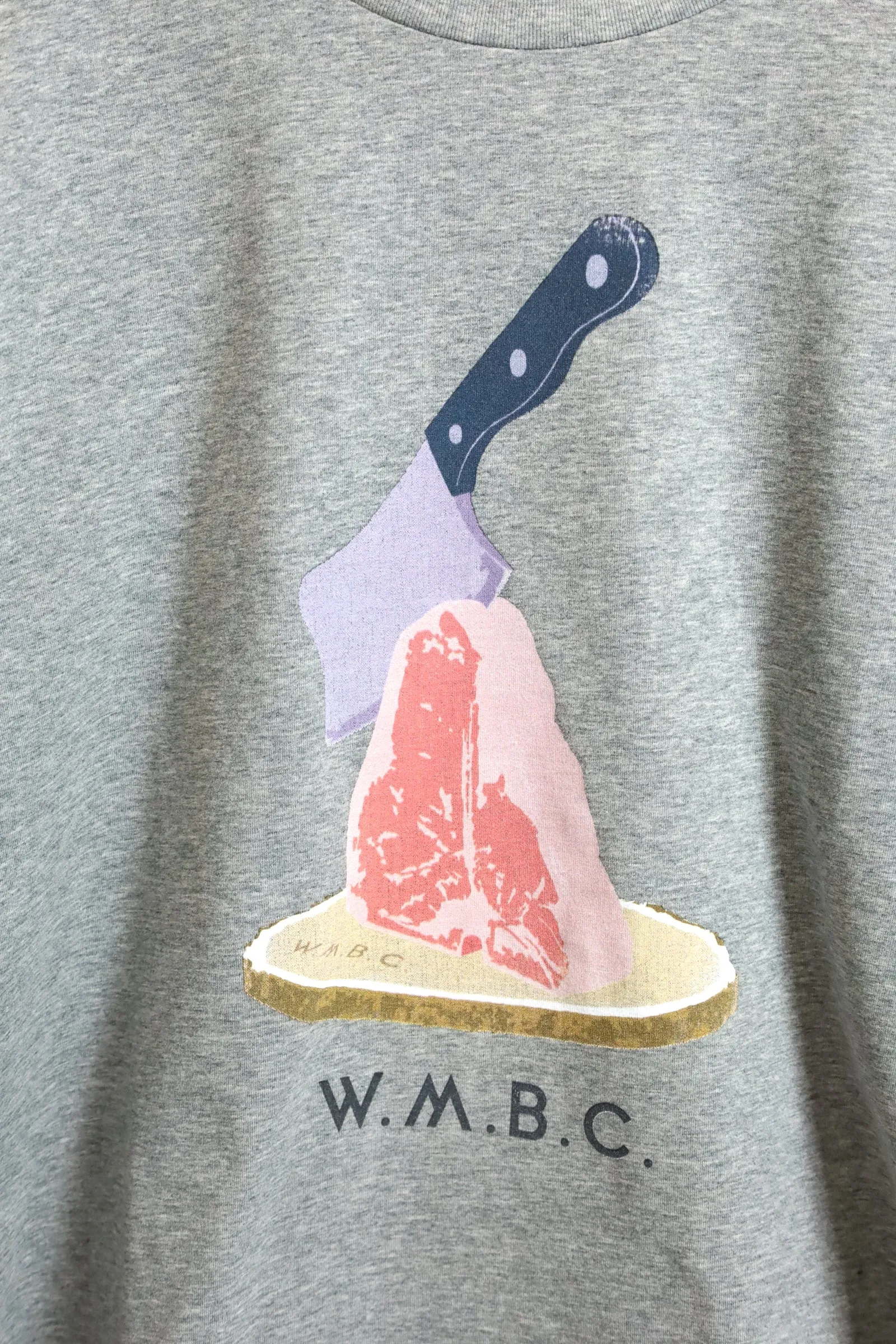 White Mountaineering / Steak T-Shirt-Light Gray