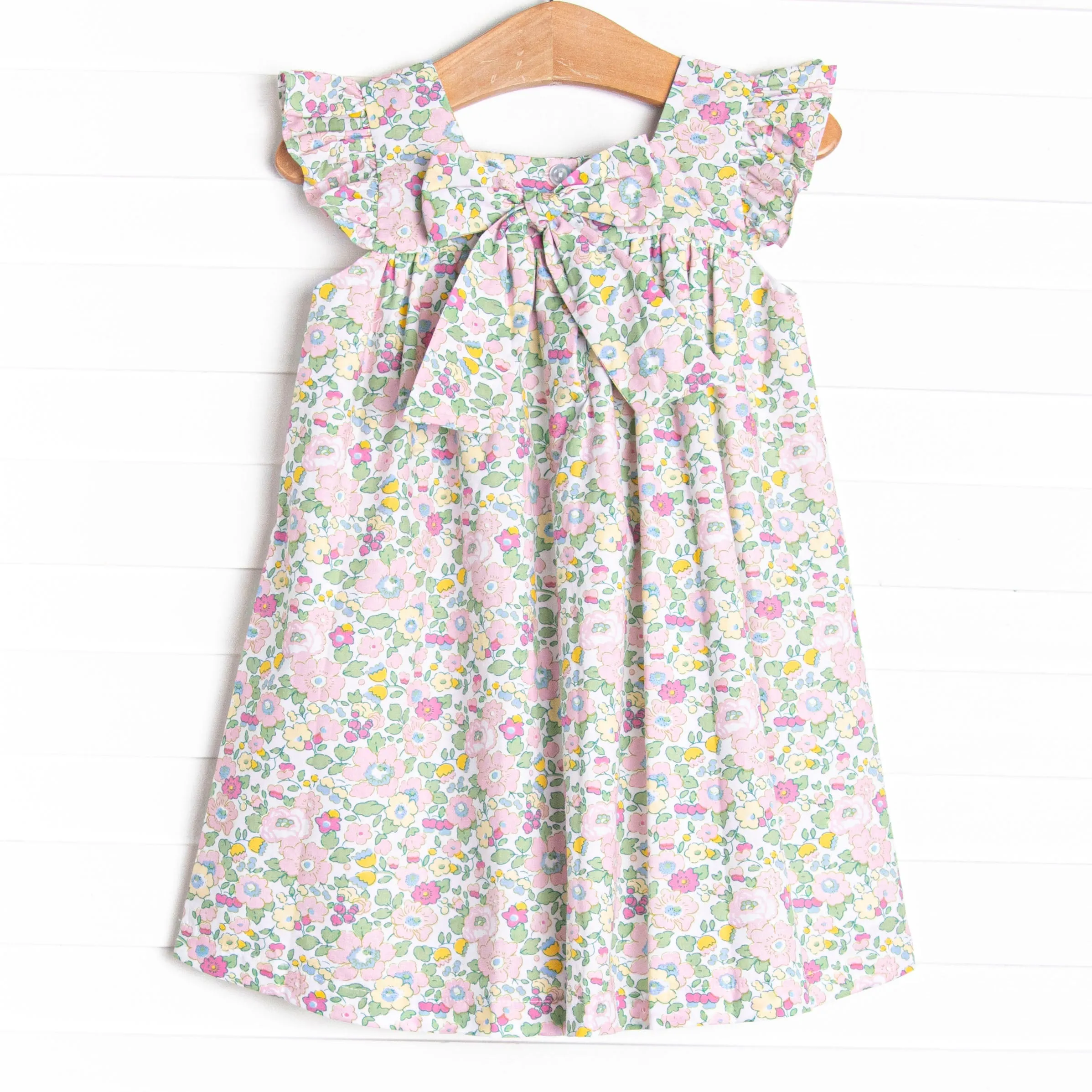 Wildberry Wonder Applique Dress, Blue