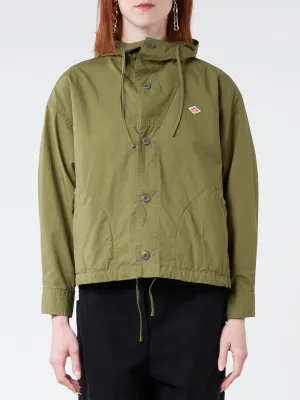 Women's Cotton Weather Hooded Short Jacket