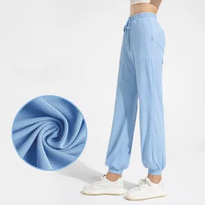 Women's Loose Fit Quick Dry Sweatpants - Gym Fitness Running Trousers