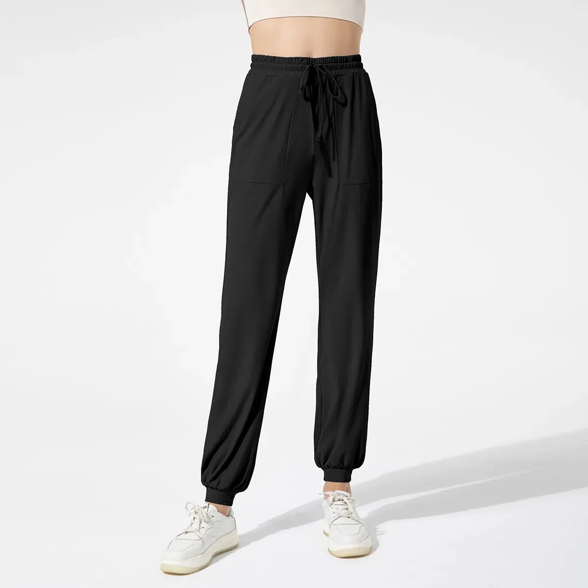 Women's Loose Fit Quick Dry Sweatpants - Gym Fitness Running Trousers