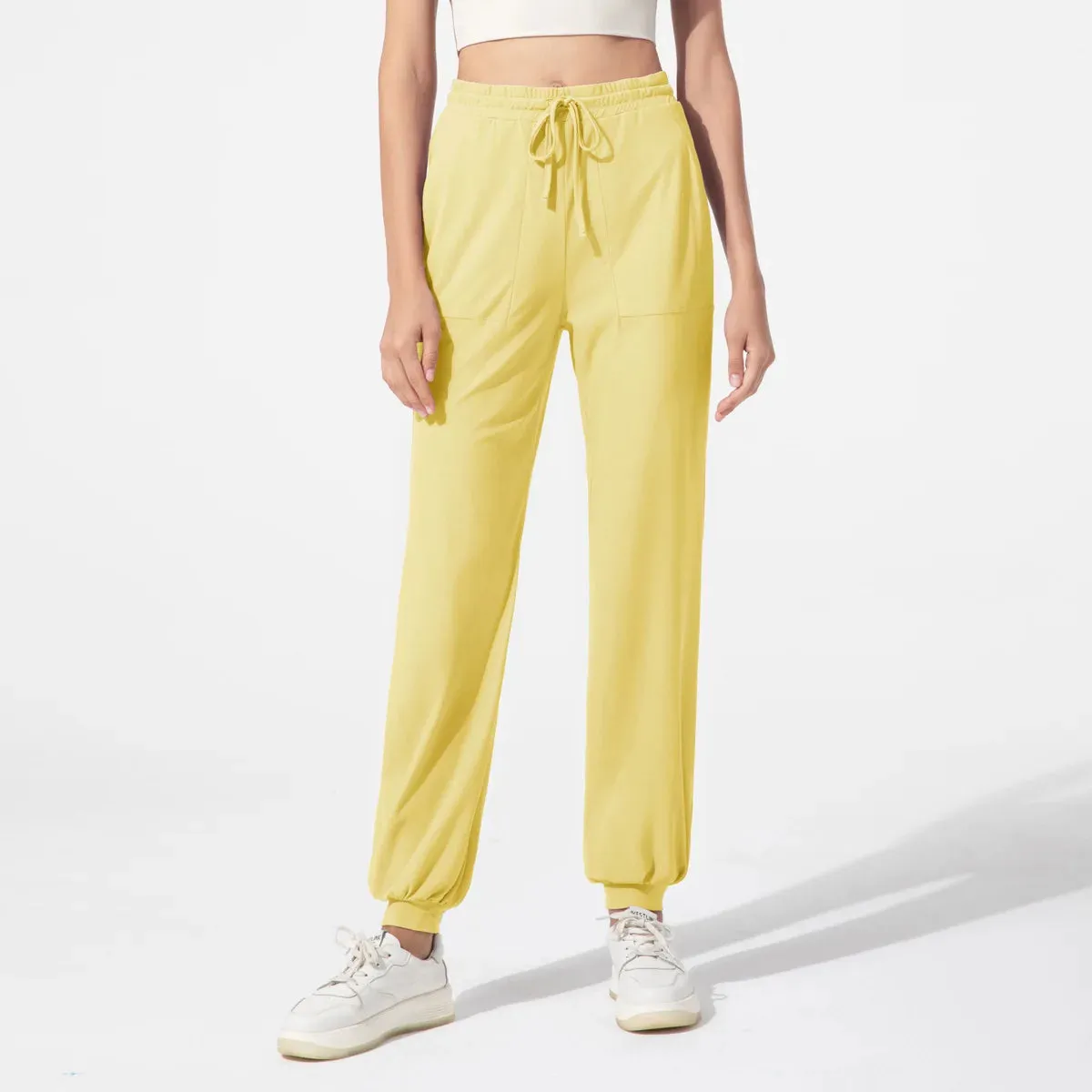 Women's Loose Fit Quick Dry Sweatpants - Gym Fitness Running Trousers