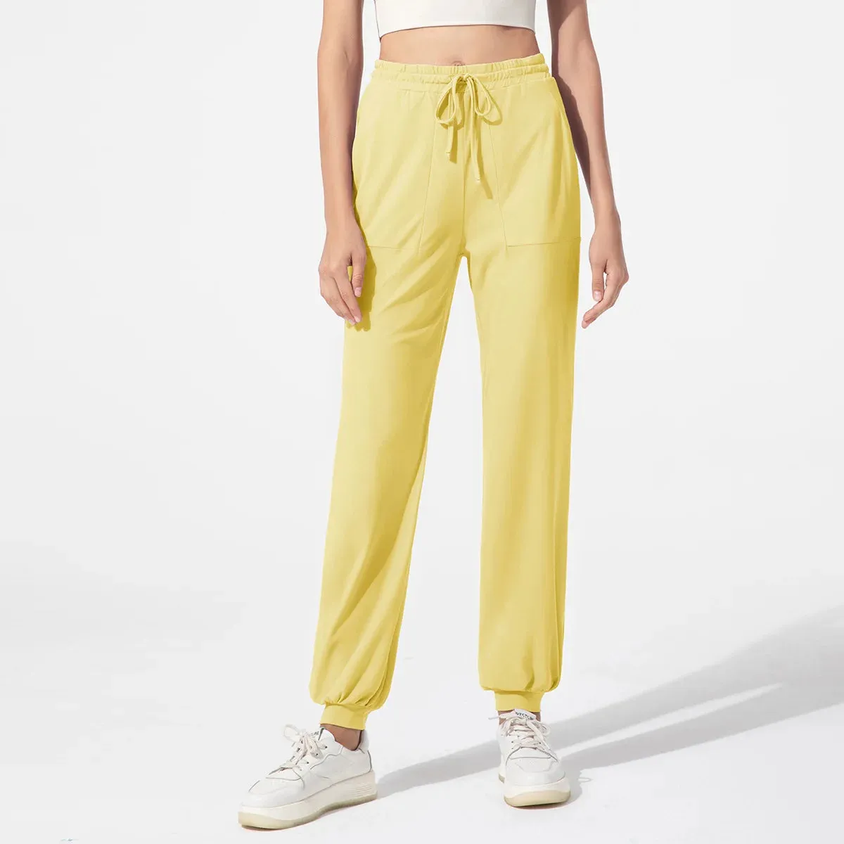 Women's Loose Fit Quick Dry Sweatpants - Gym Fitness Running Trousers