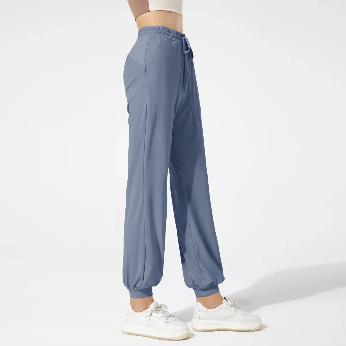 Women's Loose Fit Quick Dry Sweatpants - Gym Fitness Running Trousers