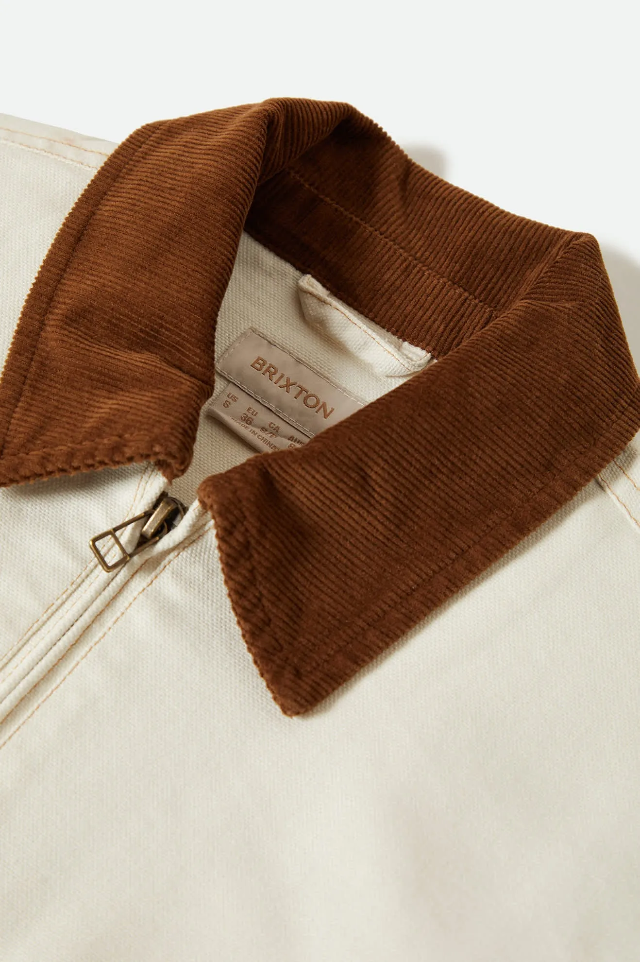 Womens Mechanics Garage Zip Jacket | Egret White