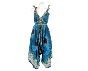 Yoga Jumpsuit/ Boho Jumpsuit/Harem Jumpsuit/Hippie Jumpsuit/Women Loose Overall/Wide Leg Jumpsuit/Hippie Pants/Boho Festival Pants/Gypsy/