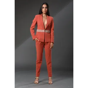 Zeefaa Crease Resistant Italian Moss Blazer